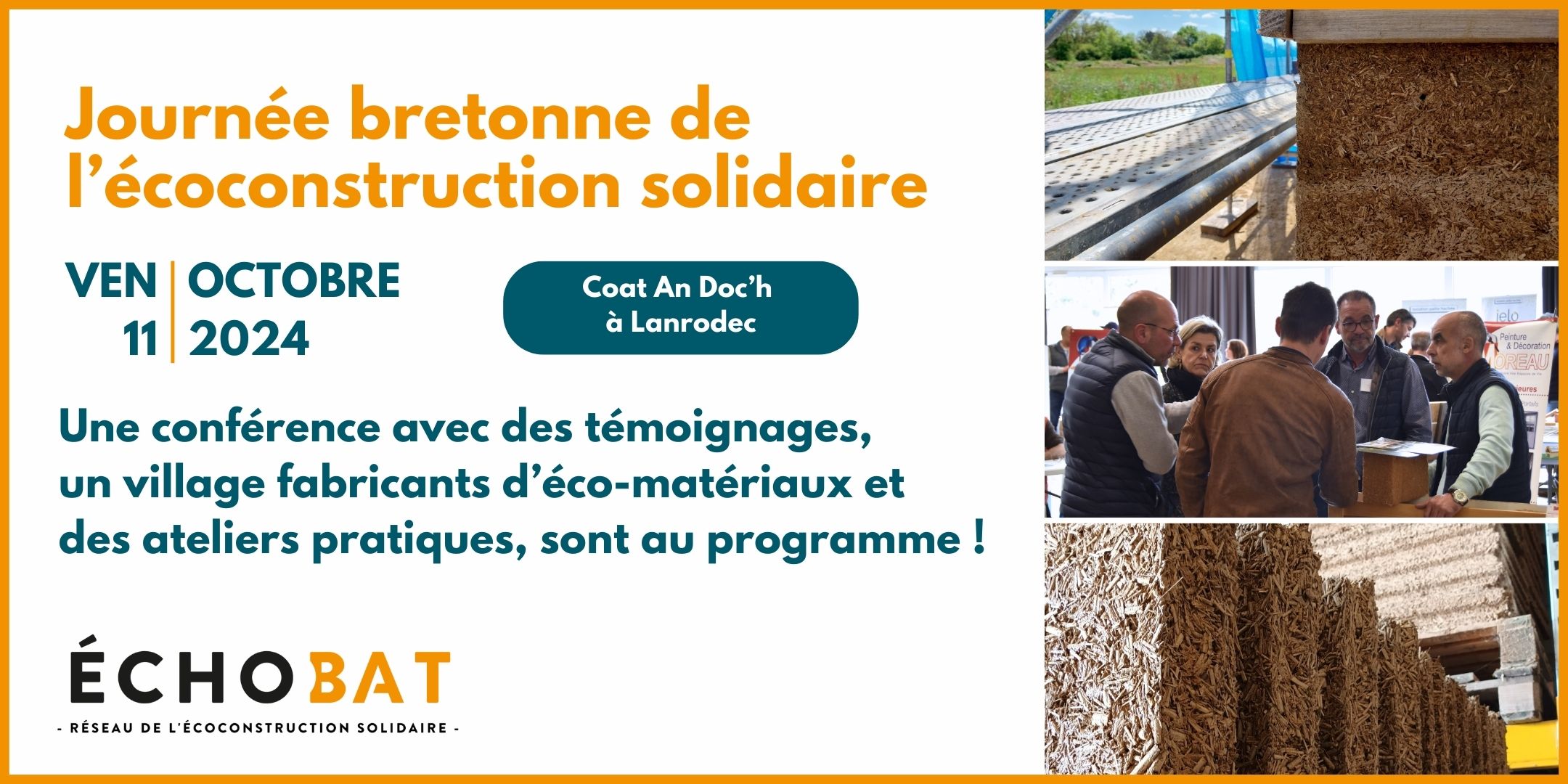 Journée bretonne de l’écoconstruction solidaire d'ÉCHOBAT